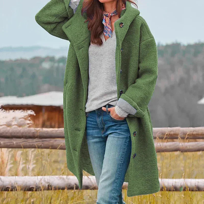 Quinn Cosy Hooded Coat Boheme Vancouver