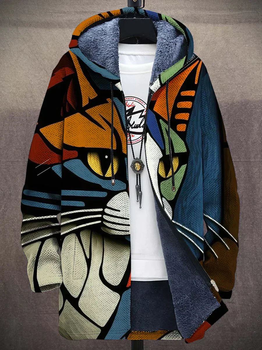 Felix Cozy Cat Print Jacket Boheme Vancouver