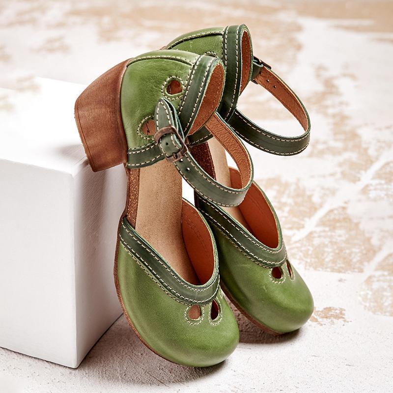 Lara | Comfortable Low-heel Sandals