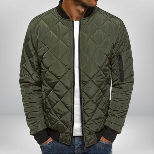 Maxim | Quilted Bomber Jacket