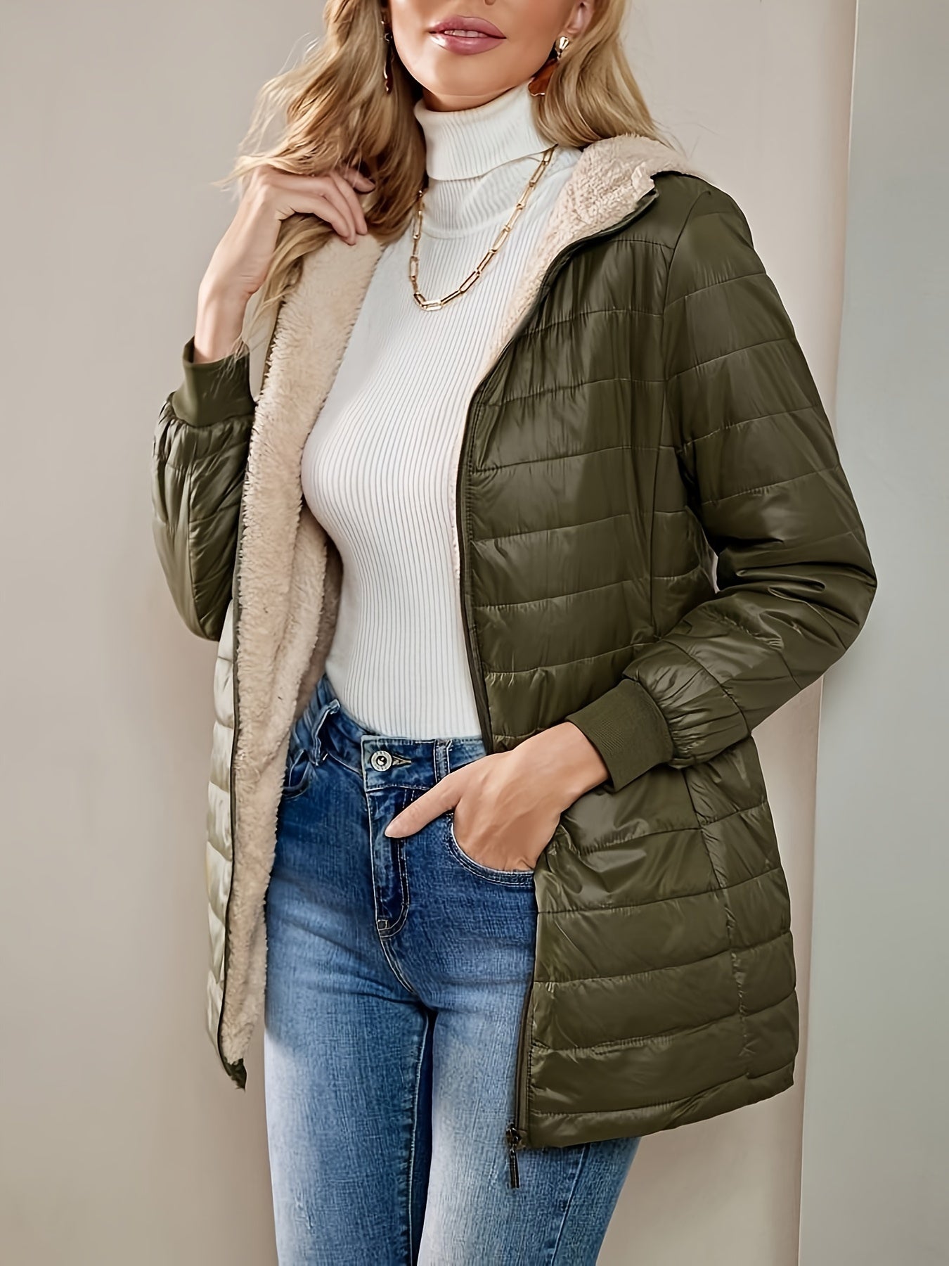 Enrica | Casual long jacket