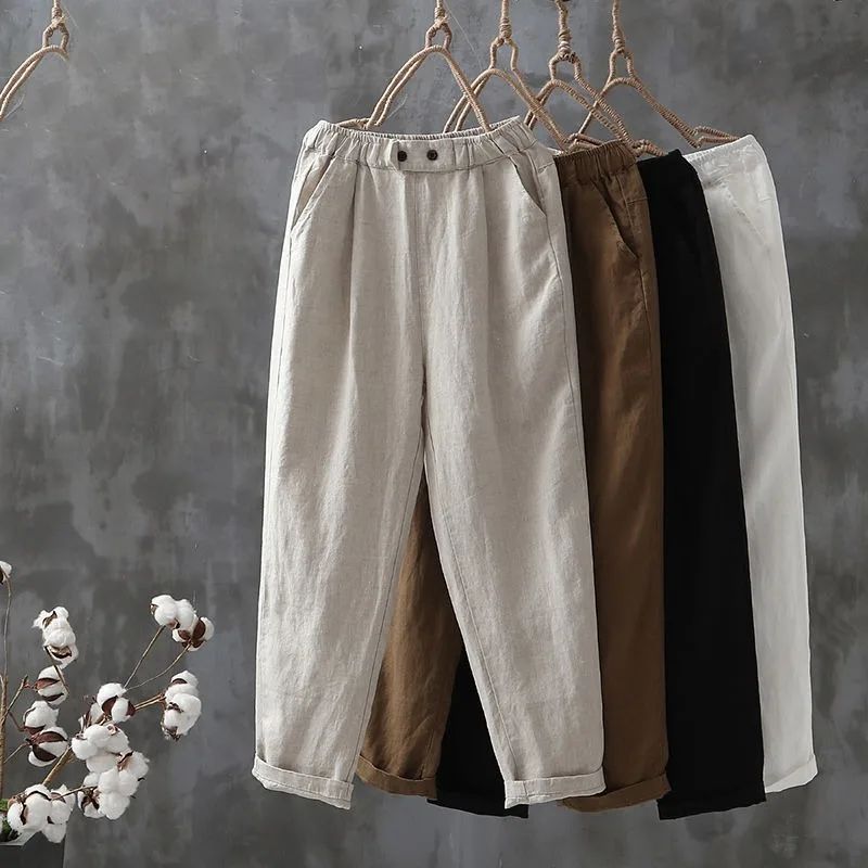 Laura - Comfy Linen Pants