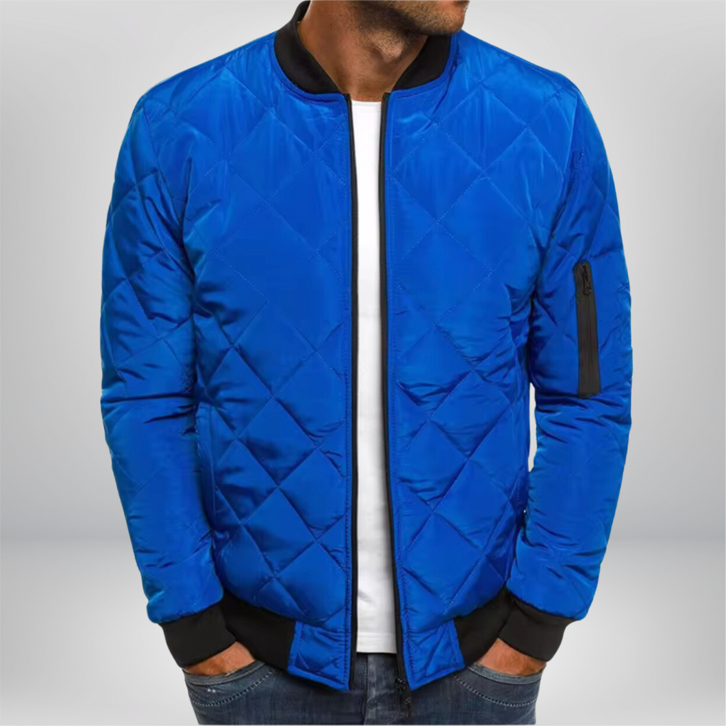 Maxim | Quilted Bomber Jacket