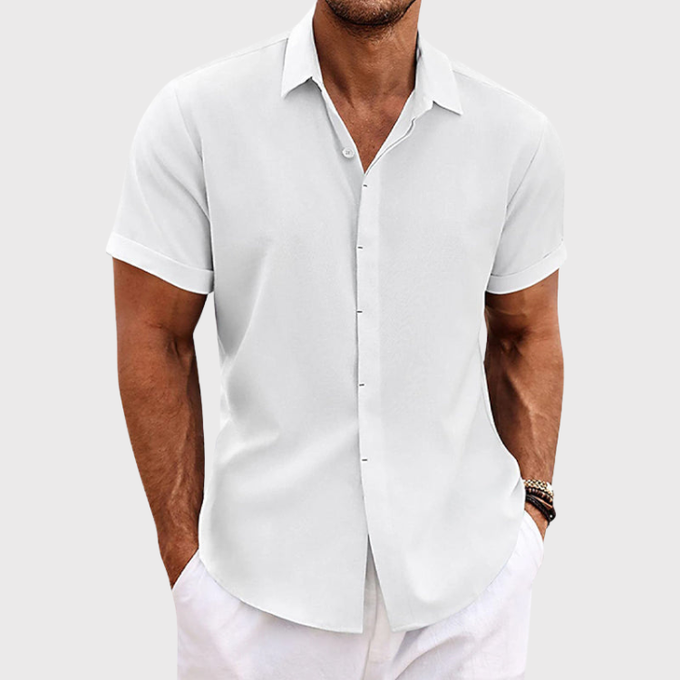 Anton™ - Airy Cotton-Linen Mix Shirt