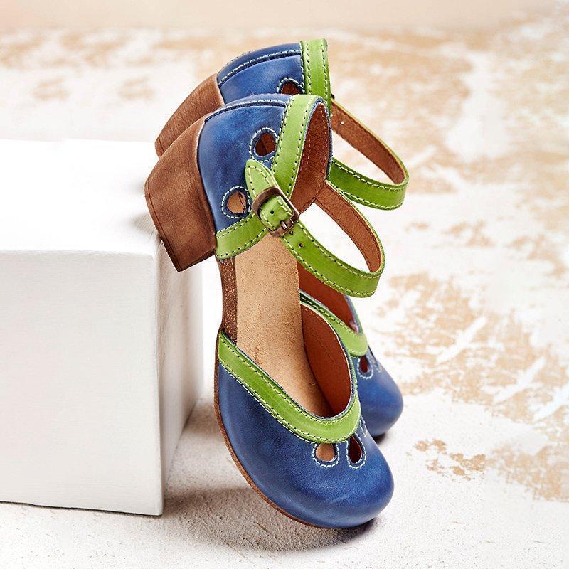 Lara | Comfortable Low-heel Sandals