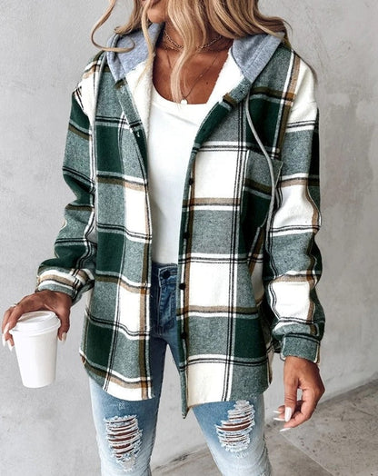 MARTINA - Comfy Flannel Hoodie