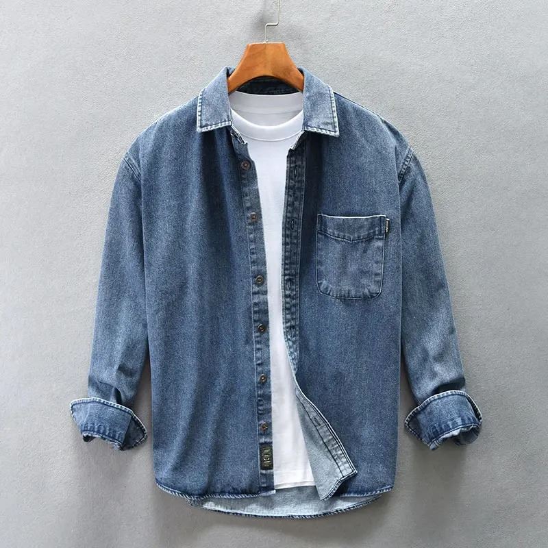 Davidson | Stone-Washed Denim Shirt